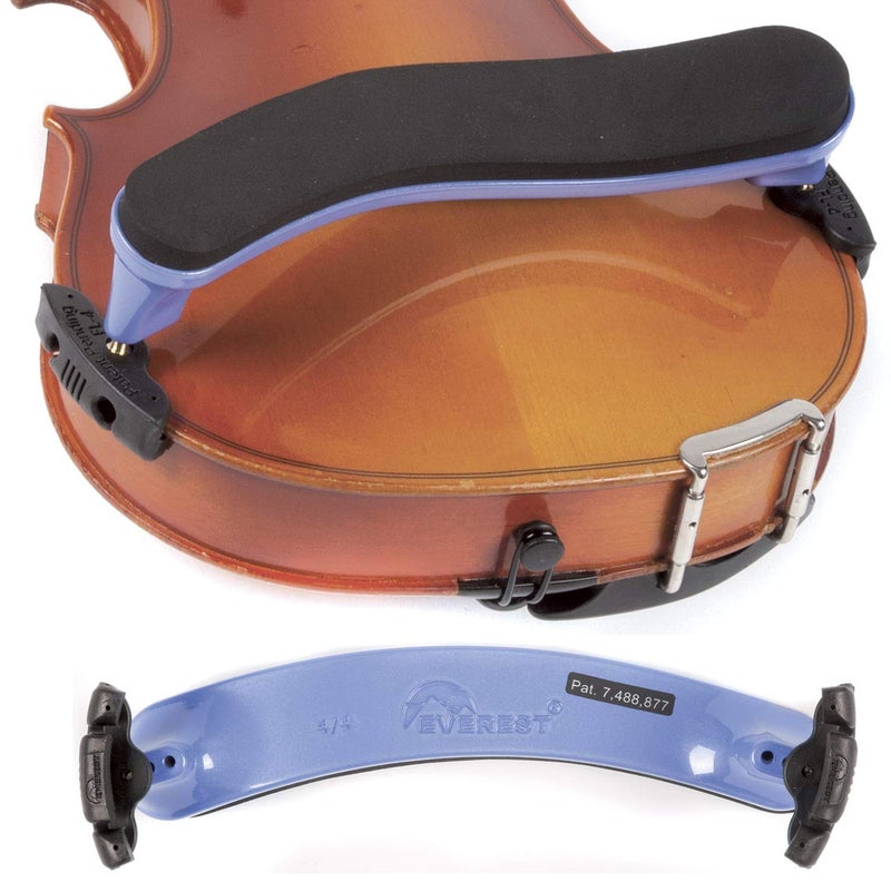 Everest ES4PU ES Series 4/4 Violin Adjustable Shoulder Rest - Purple - Image 1